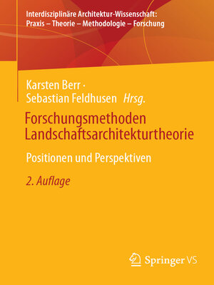 cover image of Forschungsmethoden Landschaftsarchitekturtheorie